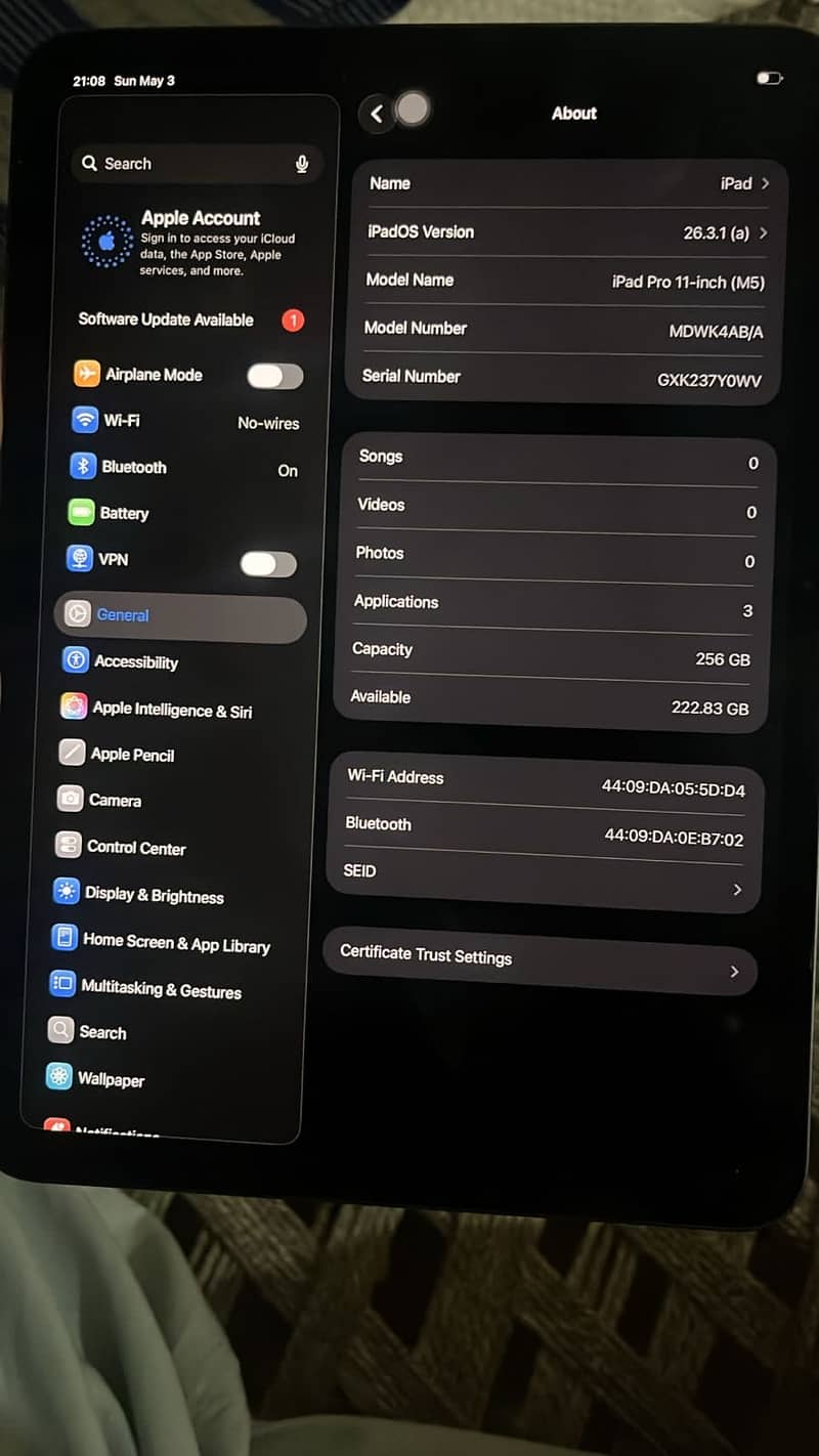 Ipad pro m5 chip 2