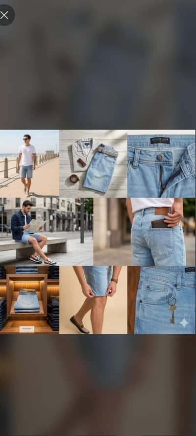 Light Blue Denim Shorts – Leisure Club