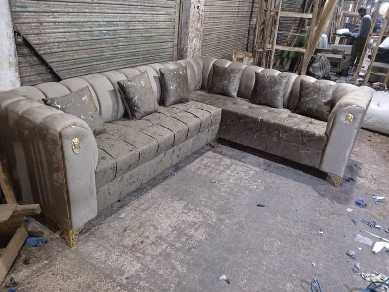 Sofa Poshish , L shape sofas , Modern shape sofa , wooden sofas 4