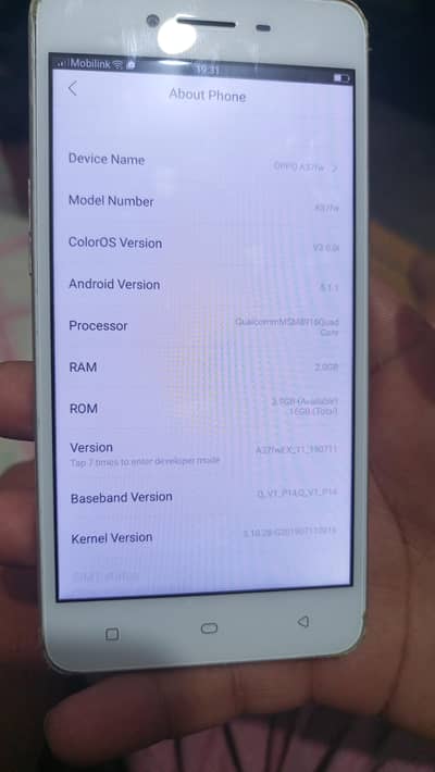 OPPO A37