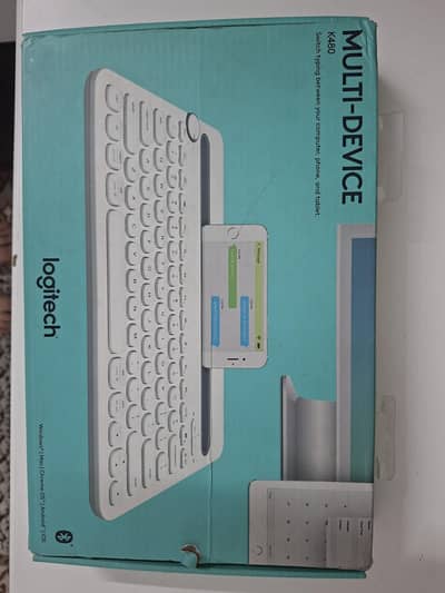 Logitech K480 Wireless Keyboard – Original Box & Perfect Condition