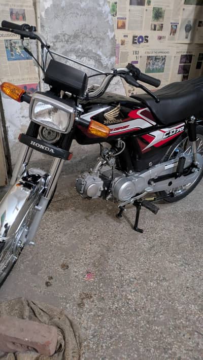 Honda CD 70 2011 model bio available on spot
