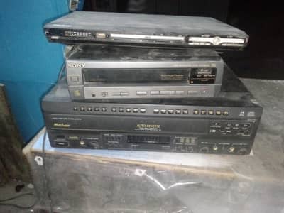 VCR+CD Player + DVD player