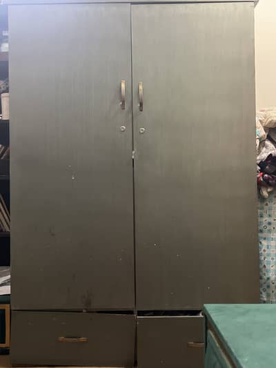 Wood wardrobe