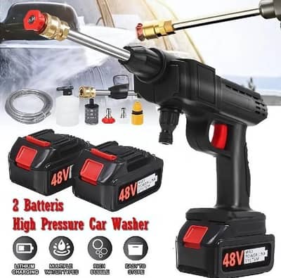 High Pressure Washer Gun Complete Set Double Battery cash on deliver