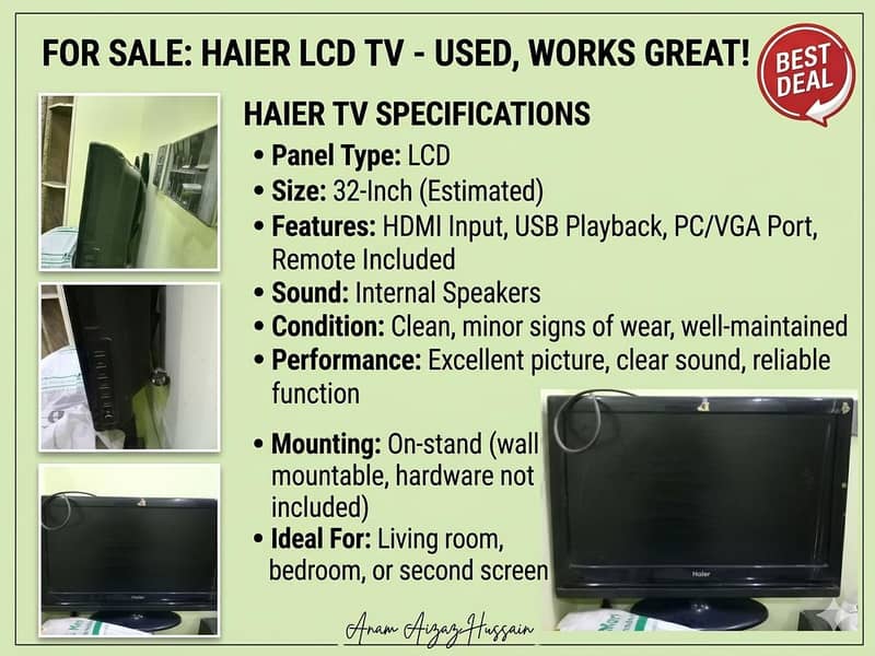 Haier LCD TV 1