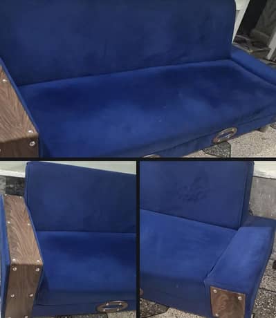 wooden sofacombed