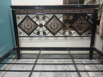Rod iron bed