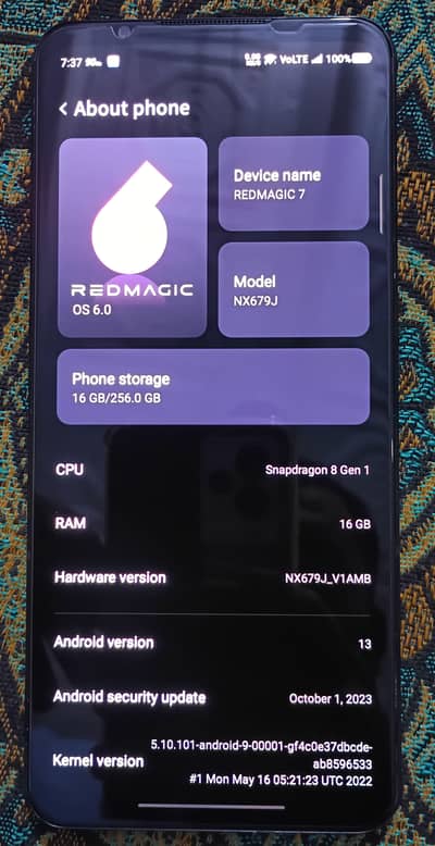 Zte nubia RedMagic 7