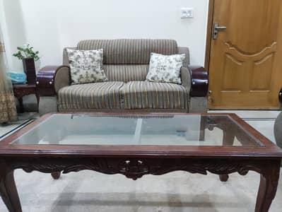 Center table with 2 Side tables