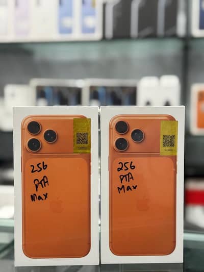 Apple iPhone 17 Pro Max Orange 512gb official pta Boxpack