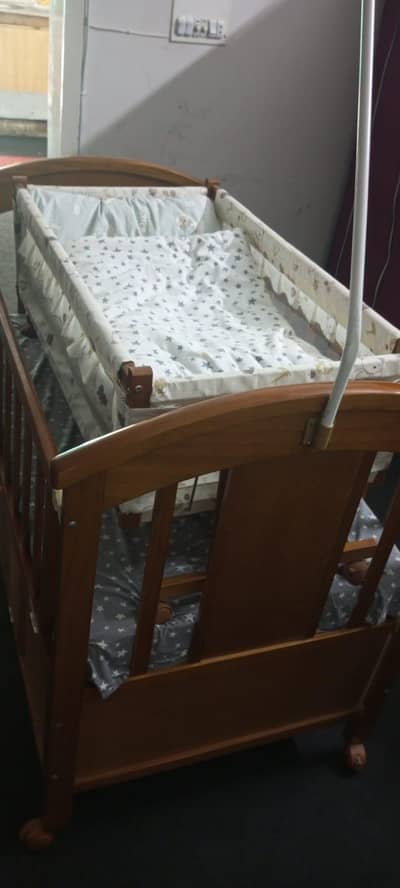 wooden baby cot for sale