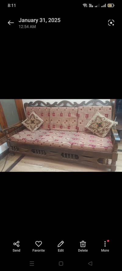 wooden (Tali) sofa set