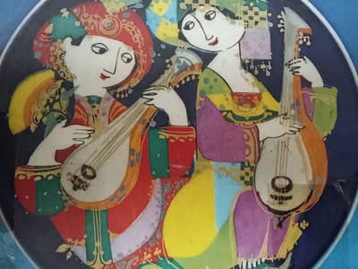 Beautiful hand painted ornamental decoration