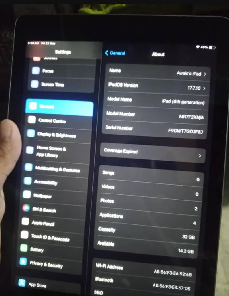 iPad 6 gen 5