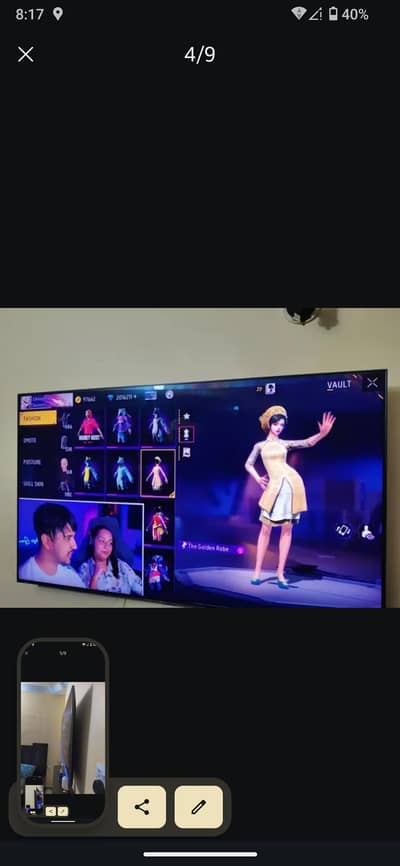 No display orignal samsung qled