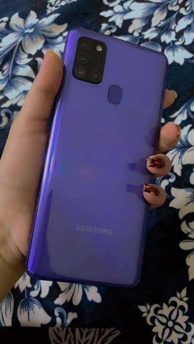 Samsung Mobile A21s with box and charger