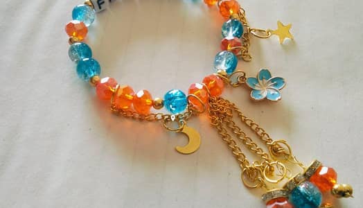Customized Name Beaded Bracelet – Handmade & Stylish