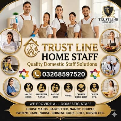 Maids / House Maids / cook / House chef / Baby Sitter maid available