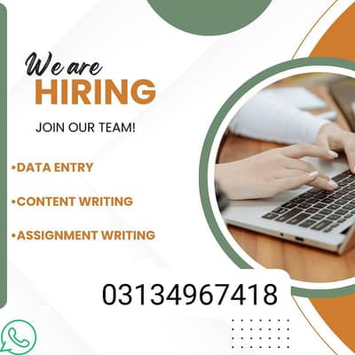 online job/ data entry/ assignment/ marketing