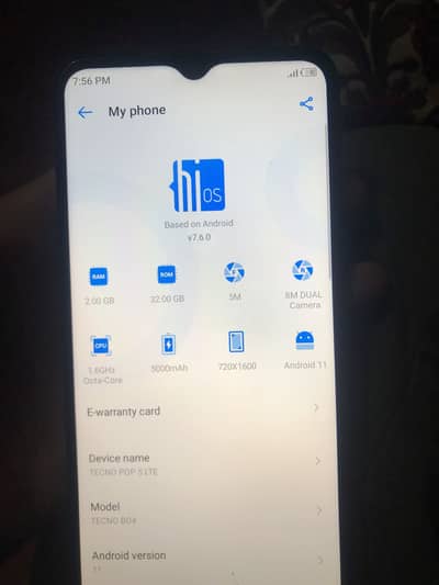 Tecno Pop 5