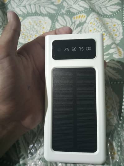 new solar chargeable powerbank