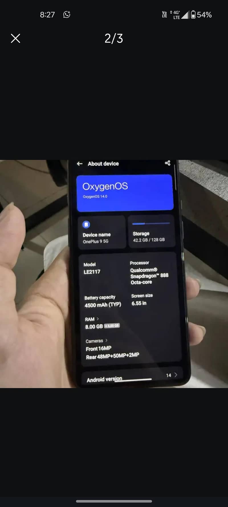 One Plus 9 PTA 2