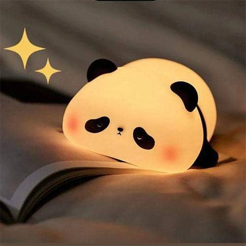 Silicone Panda LED Night Light – USB Rechargeable & Touch Control