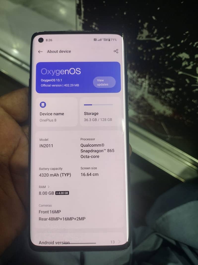 One Plus 8T 0