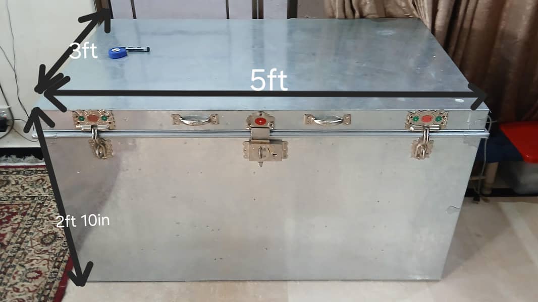 Silver storage box 0