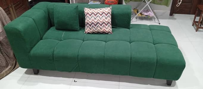 Modern Green Day Bed/Lounge Sofa