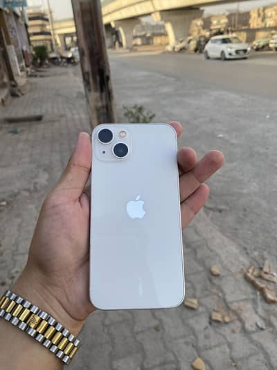 iPhone 13 white colour 256gb PTA Approved