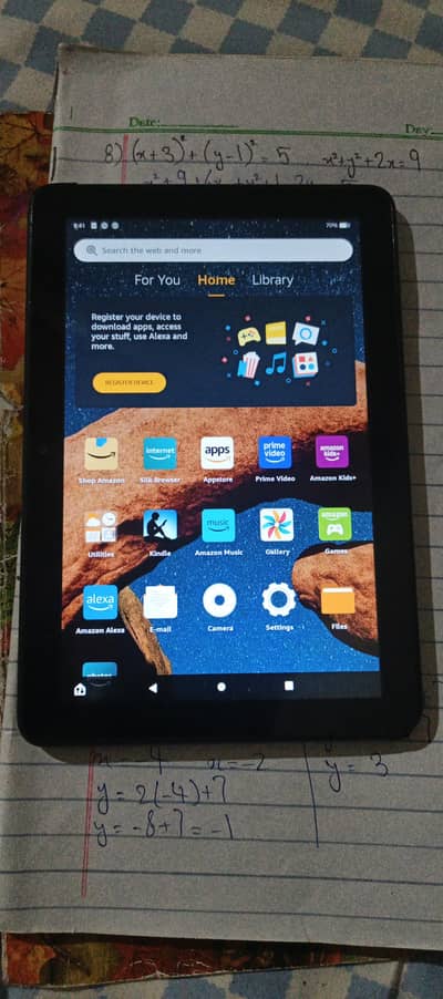 A TABLET FOR SALE AMAZON FIRE HD 8(10TH GENERATI)