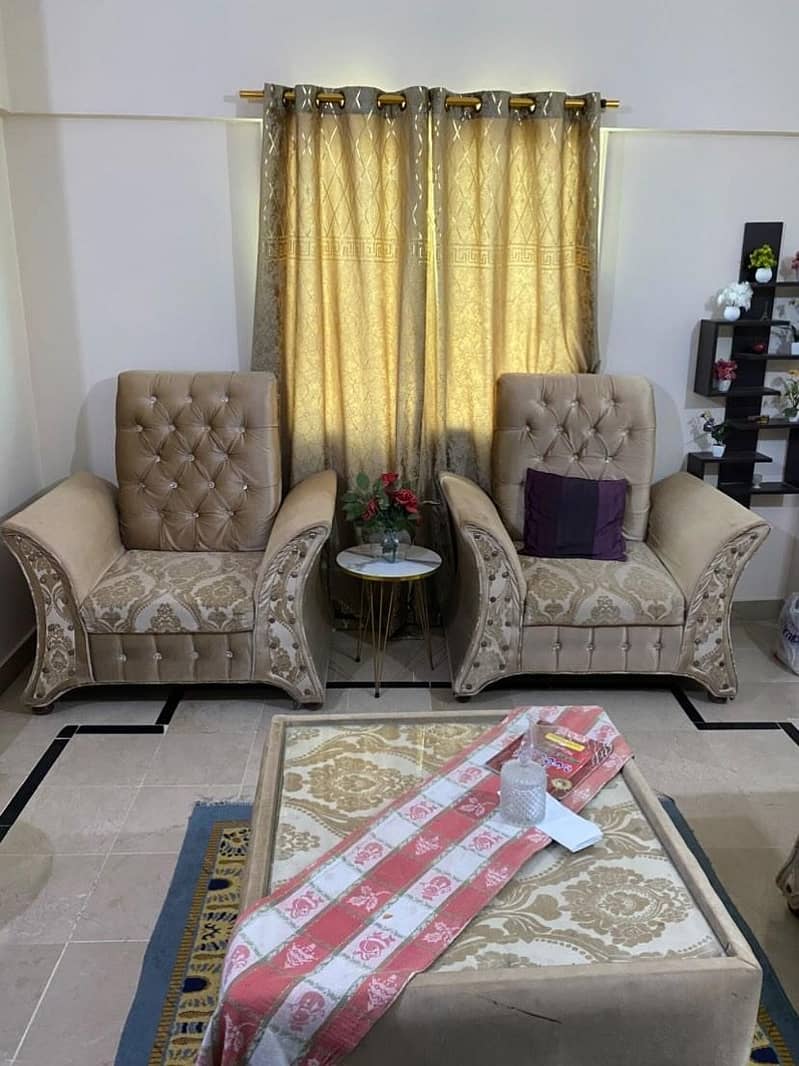 Sofa set with table 2