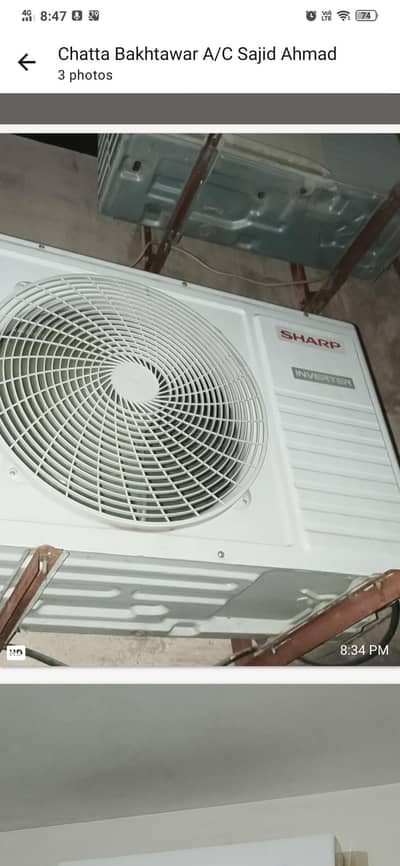 sharp inverter 1.5 ton aircondition