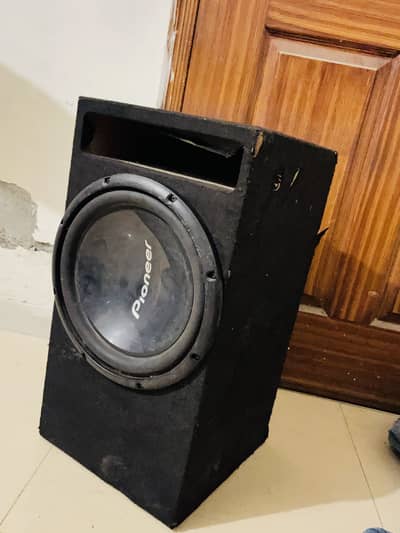 Amplier and woofer orignal and no open and repair