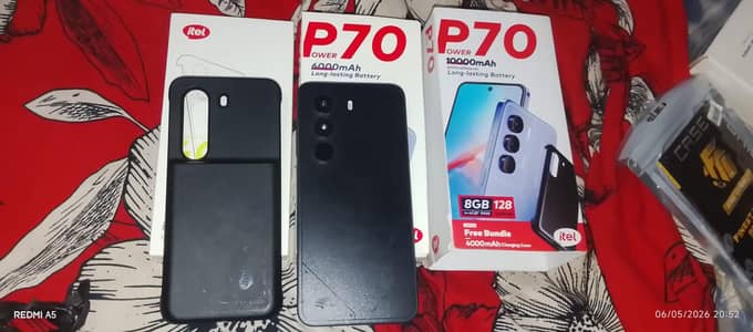 Itel P70 itel power 70 4+4. . . . . . 128