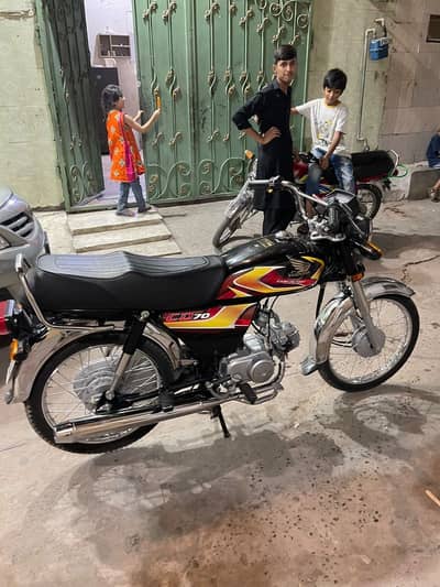 Honda CD 70 black colour 2026 model