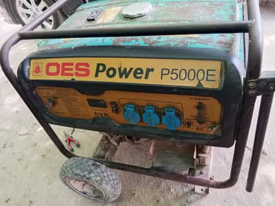 OES Power P5000 5kVA Portable Petrol Generator