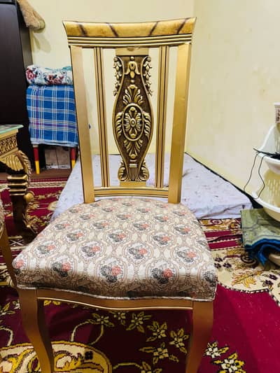Dining table 6 chairs set