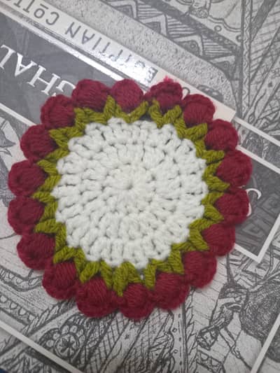 Crotchet Table rug