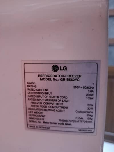JUMBO no-frost fridge. imported from KSA