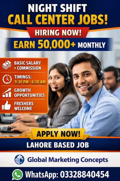 Call Center Jobs || Night Shift (Canada) Male & Female , Freshers