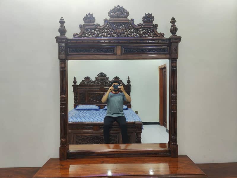 King size bed Solid wood 3