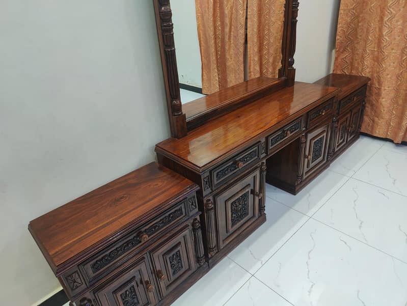 King size bed Solid wood 5