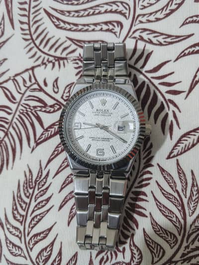 Rolex men's watch with date