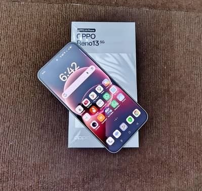 OPPO Reno 13 5G in brand new condition with 6 Months Warranty