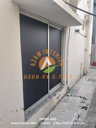 fully black out PVC glass paper heat proof window glass paper black pr