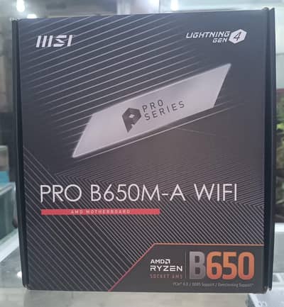 MSI PRO B650M-A WIFI DDR5 AM5 Socket Mother Board