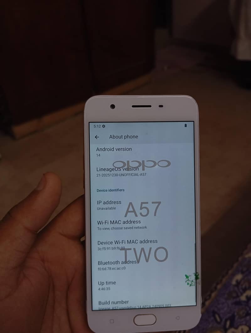 OPPO A57 5